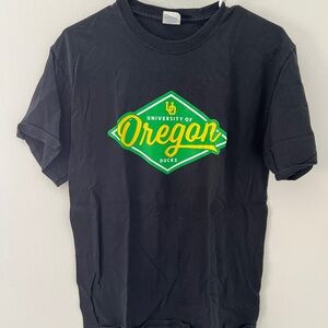 University of Oregon Kids Black T-Shirt